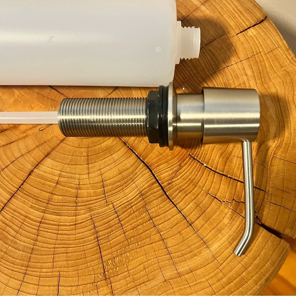 VIGO Stainless Steel Soap Dispenser VGSD001ST EUC - Picture 4 of 6